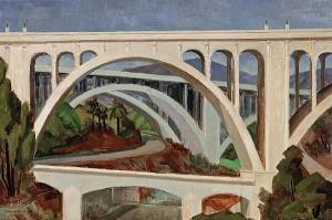 DANN Frode Neilsen 1892-1984,Pasadena Bridge (Colorado Street Bridge),1961,Bonhams GB 2010-05-03