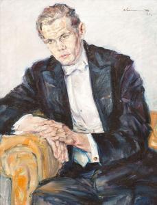 DANNEMANN KARL 1896-1945,Herrenportrait,1920,Hargesheimer Kunstauktionen DE 2011-02-12