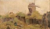 DANNET Henry 1886-1946,Le moulin à Montmartre et le maquis,Massol FR 2014-08-17