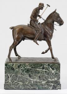 DANNHAUSER Jean Eduard 1869-1925,Polospieler zu Pferde,1908,Schloss DE 2021-09-04