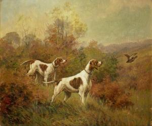 DANTAN MAURICE ETIENNE,Pointers flushing out a pheasant,19th/20th century,Rosebery's 2022-11-16