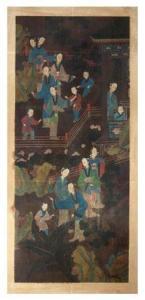 DANXU FEI 1801-1850,une scène d'intérieur sous la dynastie mandchoue,Aguttes FR 2021-11-30