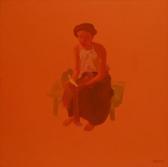 DAO QUOC Huy 1971,WOMAN WITH A BIRD,33auction SG 2009-05-03
