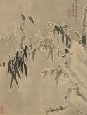 DAOJUN ZHANG 1662-1722,Snow ladden bamboo,1709,Van Ham DE 2015-06-06