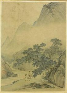 DAONING XU,landscape with a waterway,19th century,Clars Auction Gallery US 2007-09-08