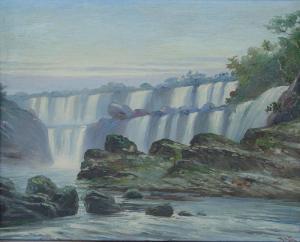 DAPONTE Hector,Cataratas del Iguazú-las 7 caídas,1941,Juan E. Gomensoro UY 2005-02-06