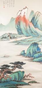DAQIAN ZHANG 1899-1983,serene and picturesque landscape,888auctions CA 2024-03-14