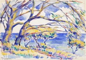 DARASCU NICOLAE 1883-1959,View towards the Sea,Artmark RO 2024-04-15