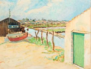 darasse Jean Vincent 1901-1983,Noirmoutier, les marais salants,Beaussant-Lefèvre FR 2016-10-05