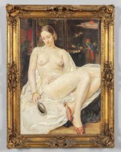 DARBOUR Marguerite Mary 1800-1900,The mirror,1926,Boetto IT 2020-07-08