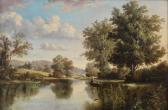 DARBY W.A,A PEACEFUL STRETCH OF RIVER,1882,Lawrences GB 2017-04-07