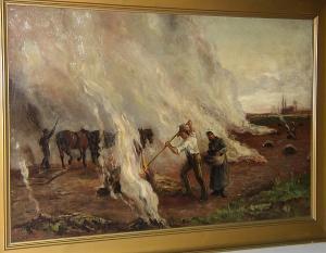 DARBYSHIRE William Arthur,Weed Burning at Bidford,Bonhams GB 2004-02-24