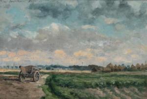 DARDENNE Leon 1865-1912,Farm Scene,1889,William Doyle US 2020-10-14