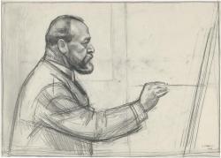 DAREL Georges 1892-1943,Ferdinand Hodler an der Staffelei,1916,Galerie Bassenge DE 2023-06-09