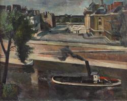 DAREL Georges 1892-1943,La Seine,1927,Millon & Associés FR 2012-03-19