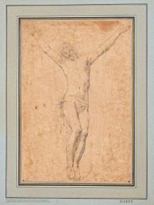DARET Jean 1613-1668,Étude pour un «Christ en croix»,Beaussant-Lefèvre FR 2020-06-09