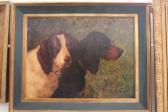 DAREY Louis 1863-1914,two hunting dogs,Reeman Dansie GB 2013-04-23