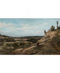 DARGAUD Victor Paul Joseph 1873-1921,The Plains below Montmartre,Shapiro Auctions US 2017-10-18