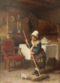 DARGELAS André Henri 1828-1906,The Little Housewife,Gorringes GB 2014-05-14