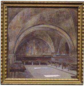 DARGEN Ernst 1866-1929,Interno della basilica di S. Francesco ad Assisi,Farsetti IT 2006-05-05