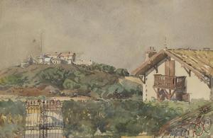 Darley Boit EDWARD 1840-1916,Biarritz,1893,Swann Galleries US 2019-06-13