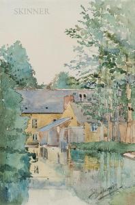 Darley Boit EDWARD 1840-1916,On the Canal,1889,Skinner US 2021-01-22