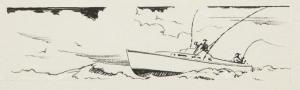DARLING Lois M 1917-1989,Trolling Speedboat,Copley US 2014-07-25