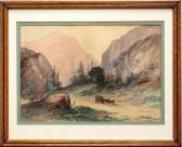 DARNELL Howard H,''Cheyenne Canyon Colorado'',1893,Clars Auction Gallery US 2011-01-08