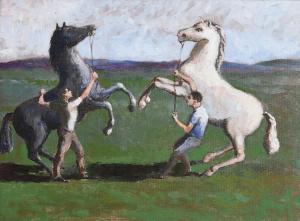 DARRAGH Stephen 1963,Dancing Horses,Morgan O'Driscoll IE 2021-03-15