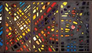 DARRICARRERE Roger 1912-1984,Glass mural,1965,Los Angeles Modern Auctions US 2010-10-17