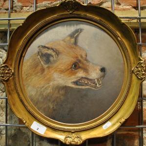 DARRICK Freda 1892,Study of a fox head,1906,Andrew Smith and Son GB 2012-10-30