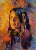 DARRO Thomas P 1946,Young Chiricahua Apache Girl,Altermann Gallery US 2020-06-19