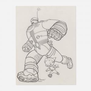 DARROW Geof 1955,Untitled (Big Guy and Rusty the Boy Robot),Wright US 2023-08-08