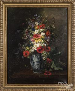 DARRU Louise 1840-1926,floral still life,19th,Pook & Pook US 2018-06-13