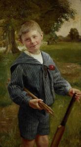 DARVIOT Edouard 1859-1921,The young cricketer,Bonhams GB 2013-09-10