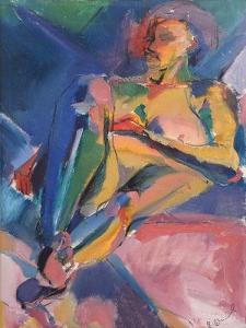 DARWISH Ann 1956,Reclining Female Nude no. 34,Morgan O'Driscoll IE 2012-07-02