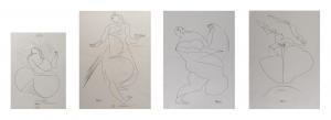 DAS Jatin 1941,Untitled (Four drawings),1975,Sotheby's GB 2022-05-31