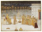 DAS Kalyan 1740,Samsam al-Daula Khan Dauran watching a firework di,1719-1725,Sotheby's GB 2016-10-19