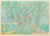 DASBURG Andrew Michael 1887-1979,Trees in Ranchitos II,1975,Santa Fe Art Auction US 2020-11-14