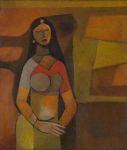 DASGUPTA Bimal 1917-1995,Untitled,Saffronart India IN 2018-12-05