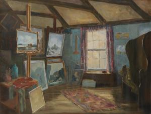 DASHWOOD J.H,In a Cornish studio, St. Ives,20th Century,Woolley & Wallis GB 2019-12-11
