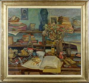 DASNOY Albert 1901-1992,L'Atelier,Galerie Moderne BE 2021-06-21