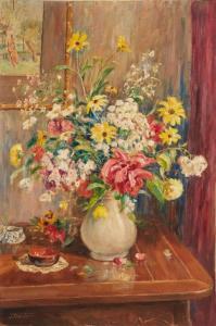 DASSELBORNE LUCIEN 1873-1962,Floral still life,John Moran Auctioneers US 2021-04-28