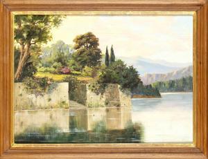 D`ASTRA PAOLO 1900-1900,Veduta su Lago,Bertolami Fine Arts IT 2022-10-06