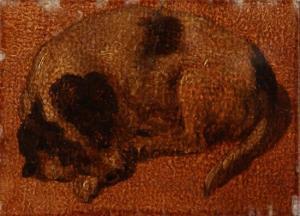 DASVELDT Jan H 1770-1850,Sleeping Dog,Weschler's US 2014-12-05
