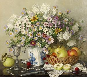 DATSENKO LIDYA 1958,Flowers and Apples,John Nicholson GB 2021-06-23