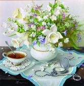 DATSENKO LIDYA 1958,Still Life of Flowers on a Table,John Nicholson GB 2016-07-20