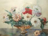 DAUBAN MAY 1900-1900,Zinnias,1931,Keys GB 2011-12-09