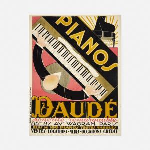 DAUDÉ André 1897-1979,Pianos Daudé,1926,Rago Arts and Auction Center US 2021-11-18