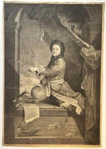 DAULLE Jean 1703-1763,PORTRAIT de Pierre Louis MOREAU de MAUPERTUIS,1741,Eric Caudron FR 2024-04-02